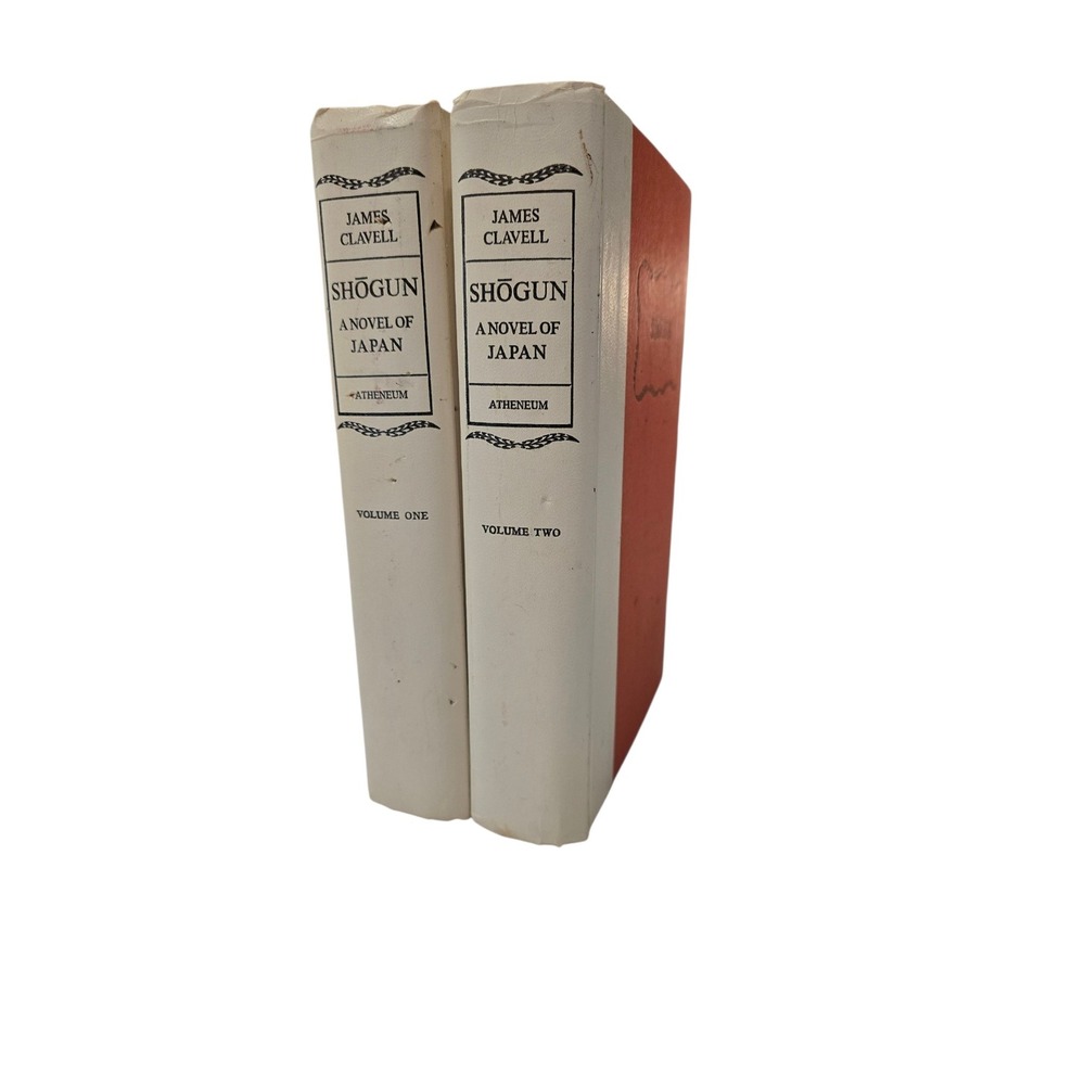 James Clavell Shogun A Novel of Japan 2 Volume Hardcover Set 1975 Atheneum